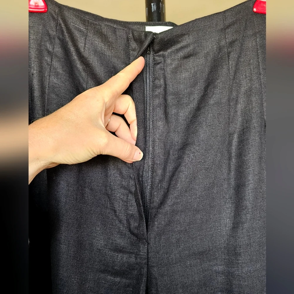 Reformation Pleated Linen Trousers